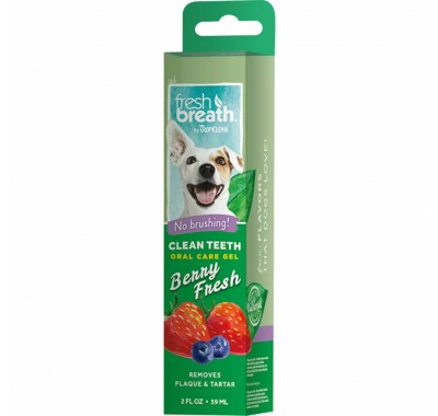 TropiClean Гель Fresh Breath Гель для догляду за ротовою порожниною собак та котів ягоди
