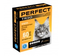 Краплі PerFect TRIO для кішок 4-10 кг 0,8 мл (1 піпетка) 7596