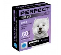 Краплі PerFect TRIO для собак 4-10 кг 0,8 мл (1 піпетка) 7619