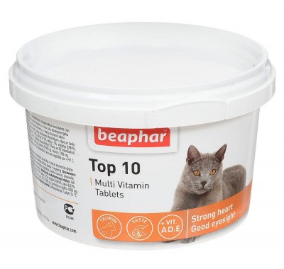 Beaphar ТОП 10 Витамины для кошек 180 шт