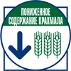 Пониженное содержание крахмала